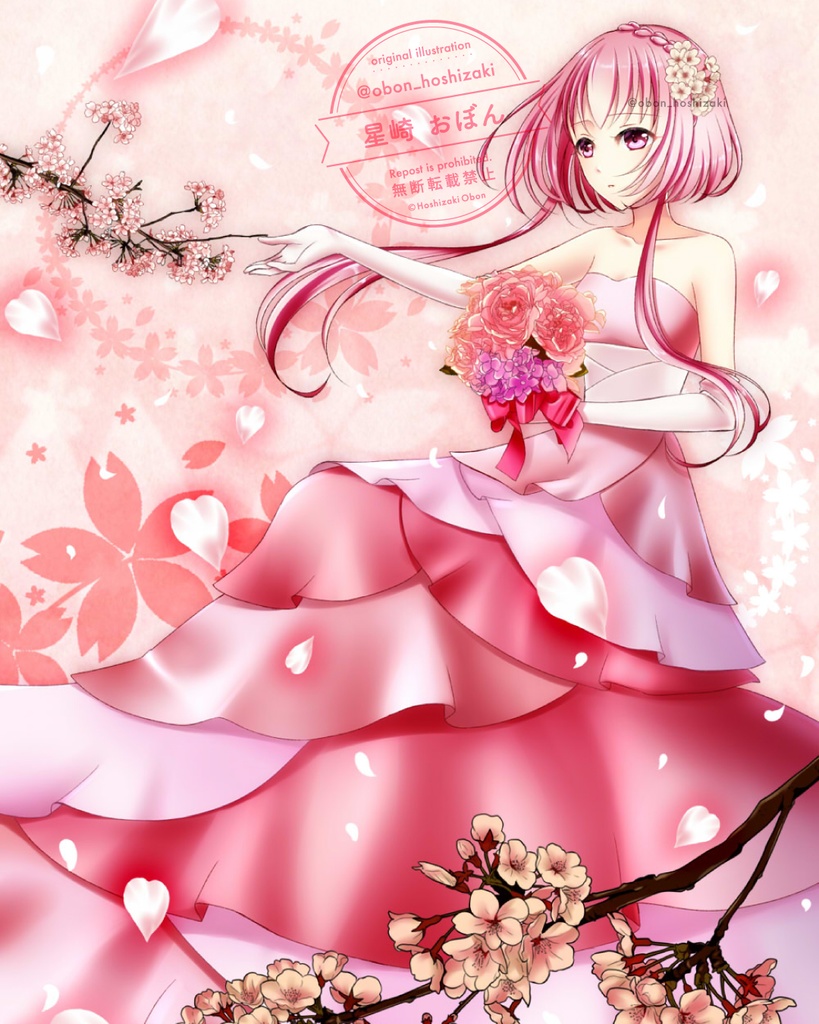 ポストカード ウエディングドレス