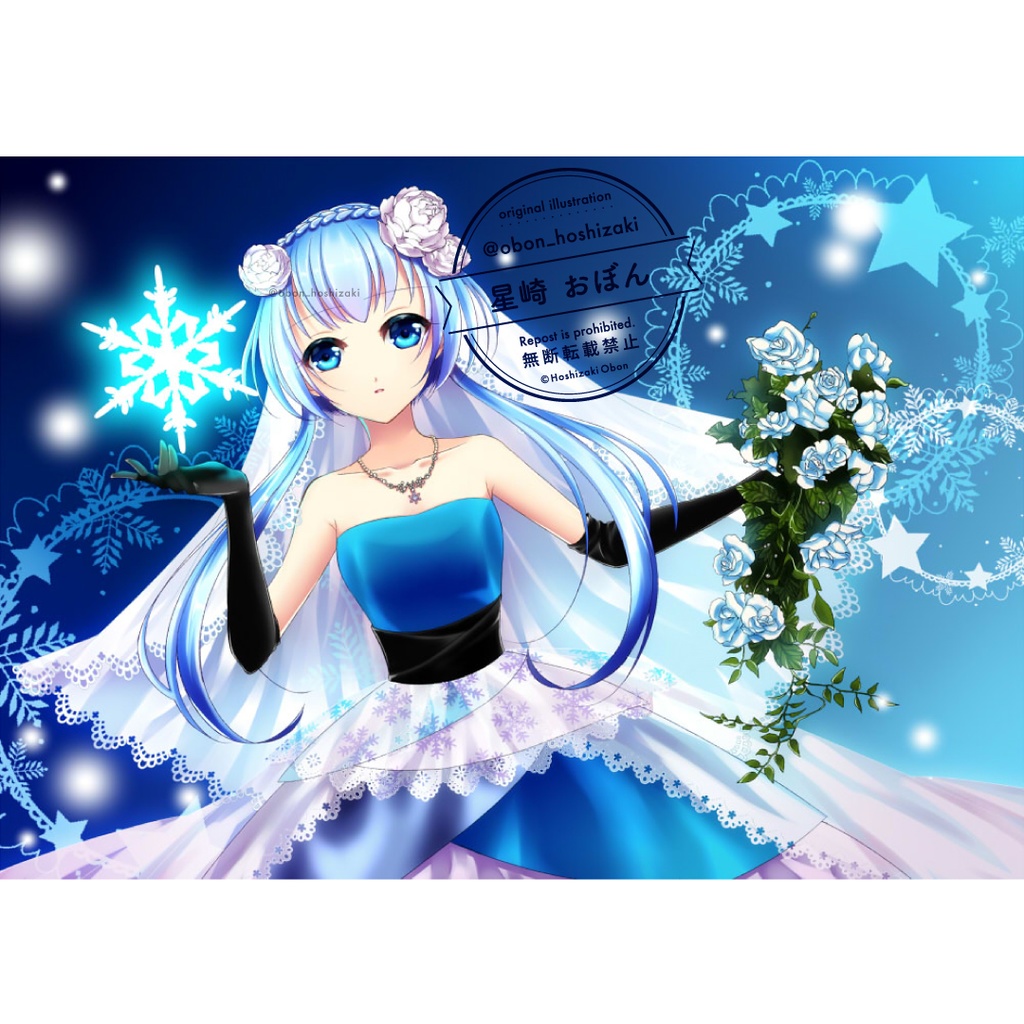 ポストカード　ウエディングドレス