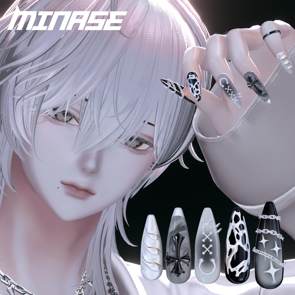 【ChainCross Nail】iixiona 12 Avatars