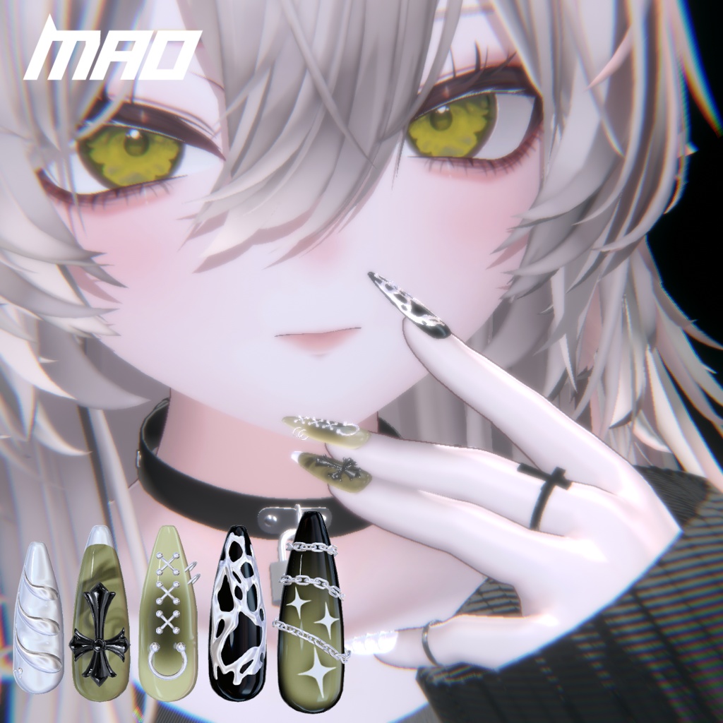 【ChainCross Nail】iixiona 12 Avatars