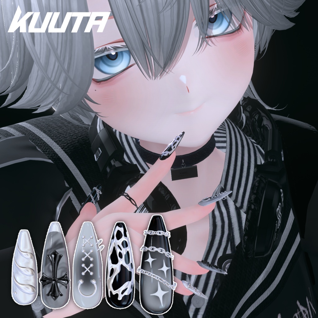 【ChainCross Nail】iixiona 12 Avatars