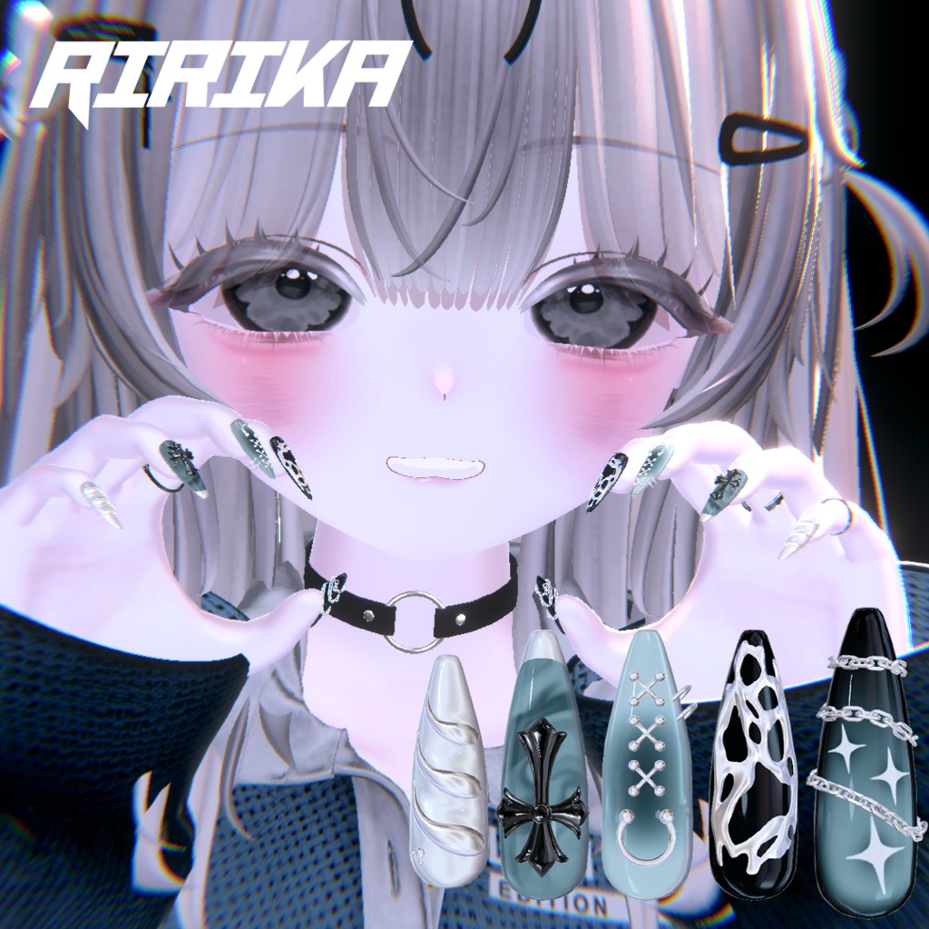 【ChainCross Nail】iixiona 12 Avatars