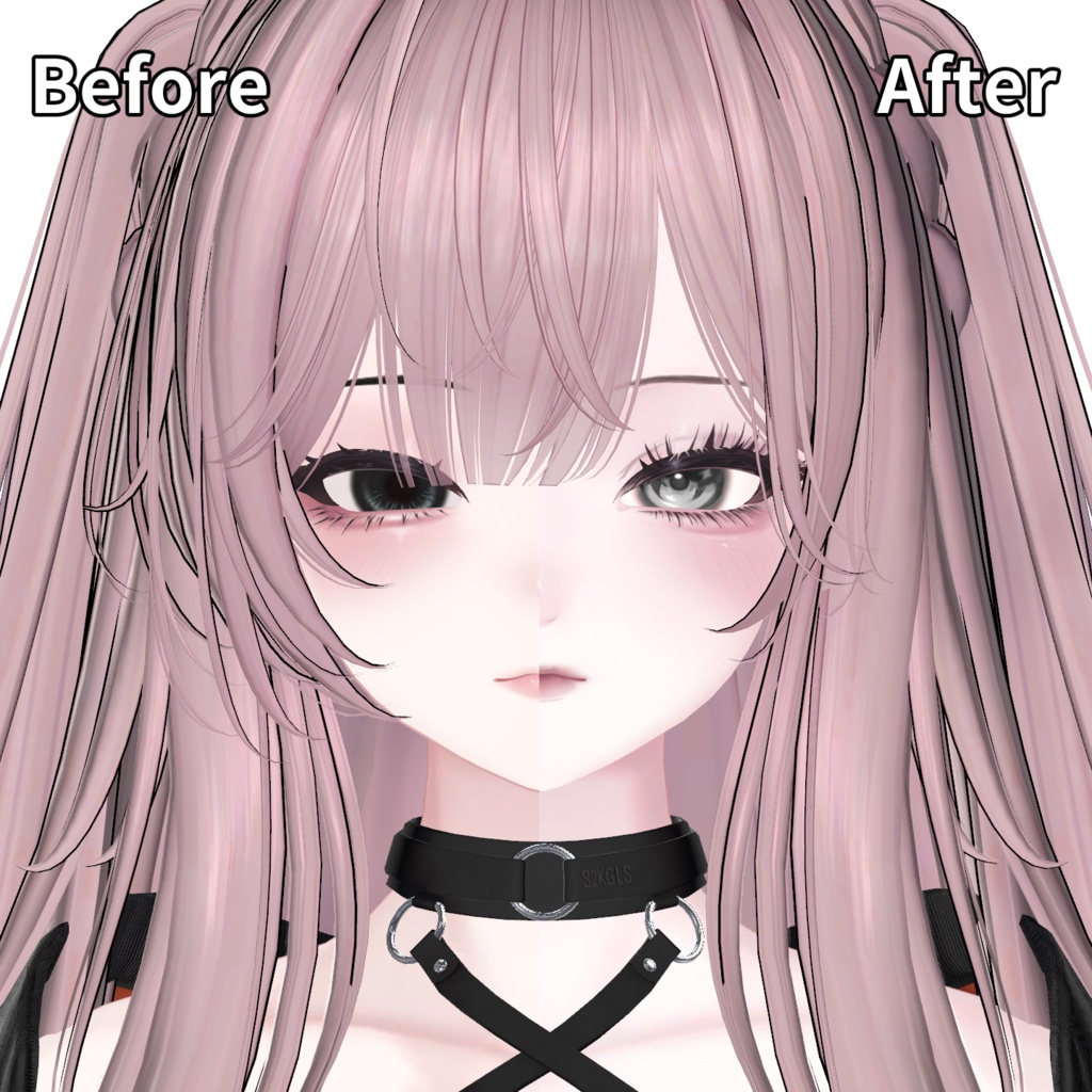 【しゅあん/Shuan】MakeUp&Eyes Texture&Face Blendshapes iixiona