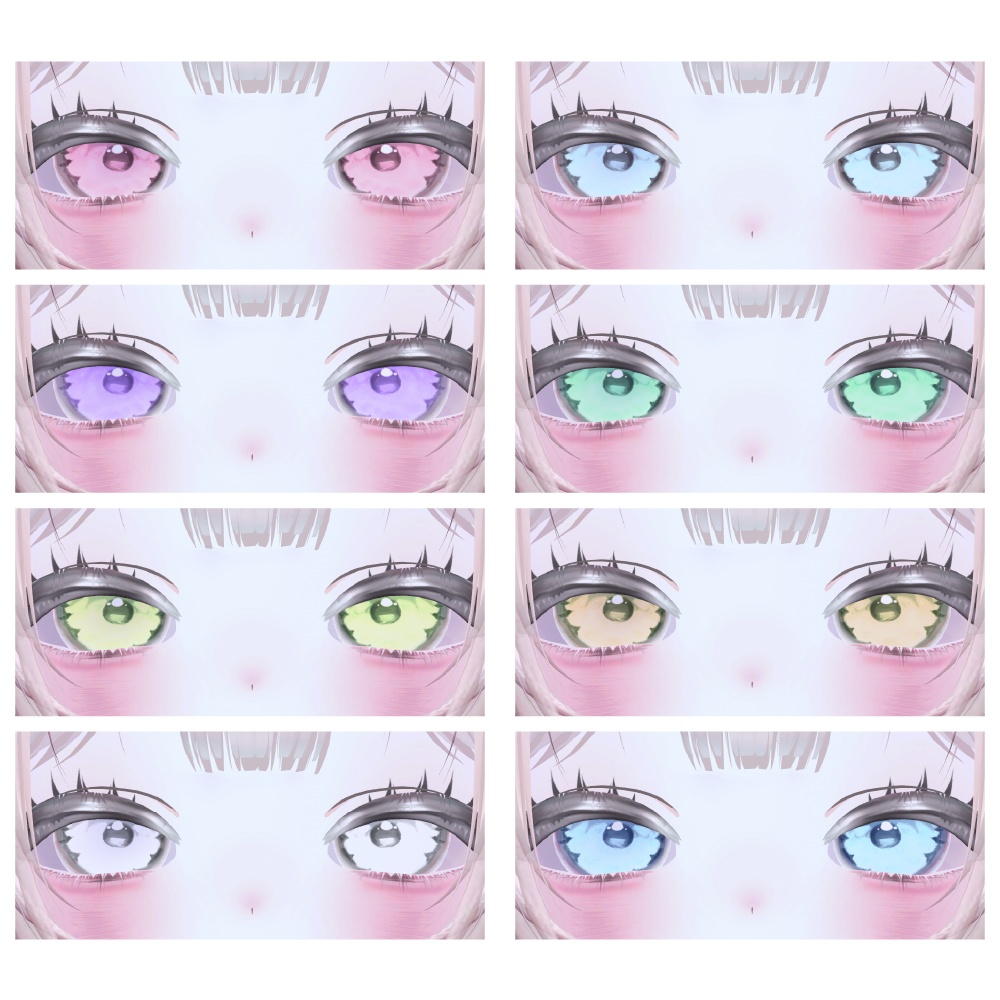 【Light Soul】Eye Texture iixiona 森羅/水瀬/真央/リリカ/マヌカ/彼方/しゅあ/ショコラん/しお/しなの/ルルネ/ルミナ