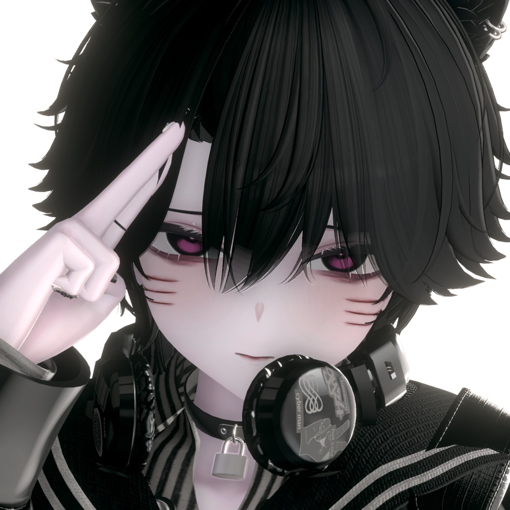 【真央】NyanCat Eyes & MakeUp & Face Blendshape iixiona