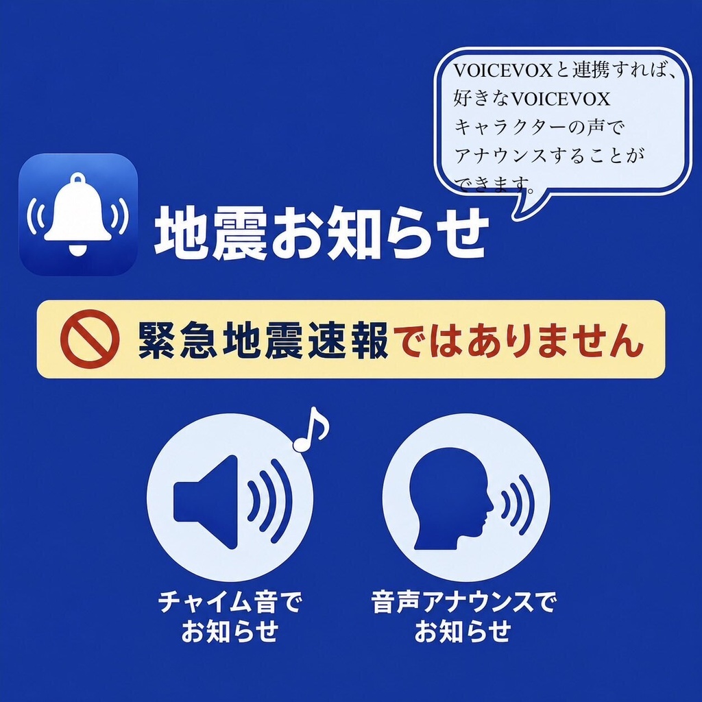 地震お知らせツール