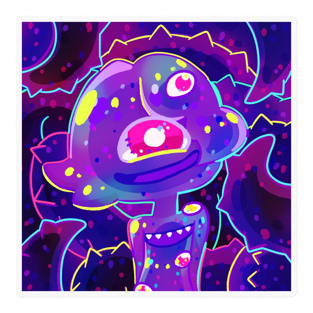 実験体アイコンステッカー