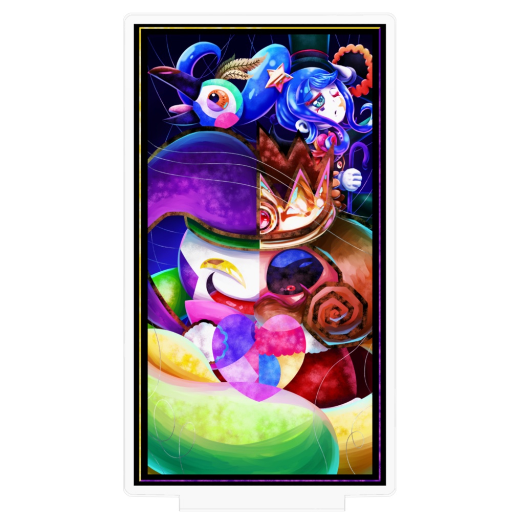 悪夢魔軍団メンバーカードアクリルフィギュア『傲慢のソウマ626』100㎜