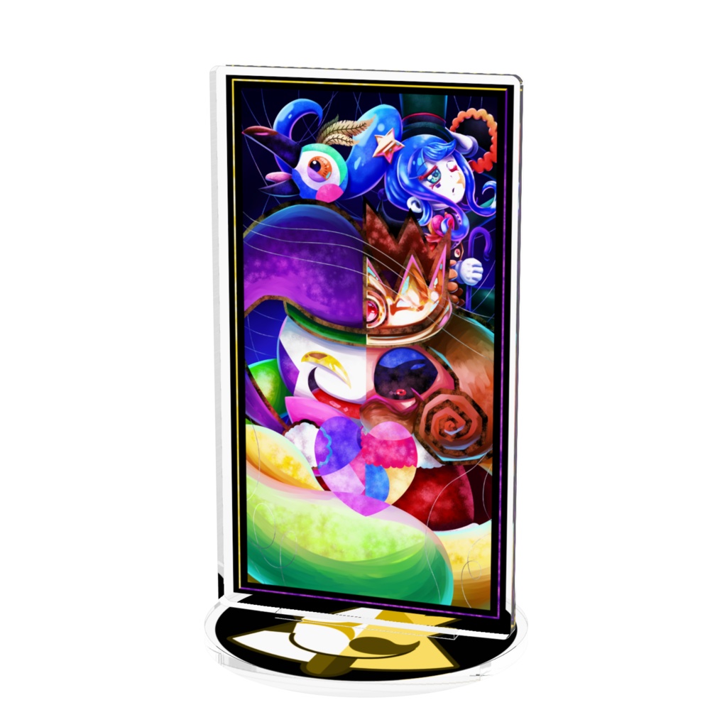 悪夢魔軍団メンバーカードアクリルフィギュア『傲慢のソウマ626』100㎜