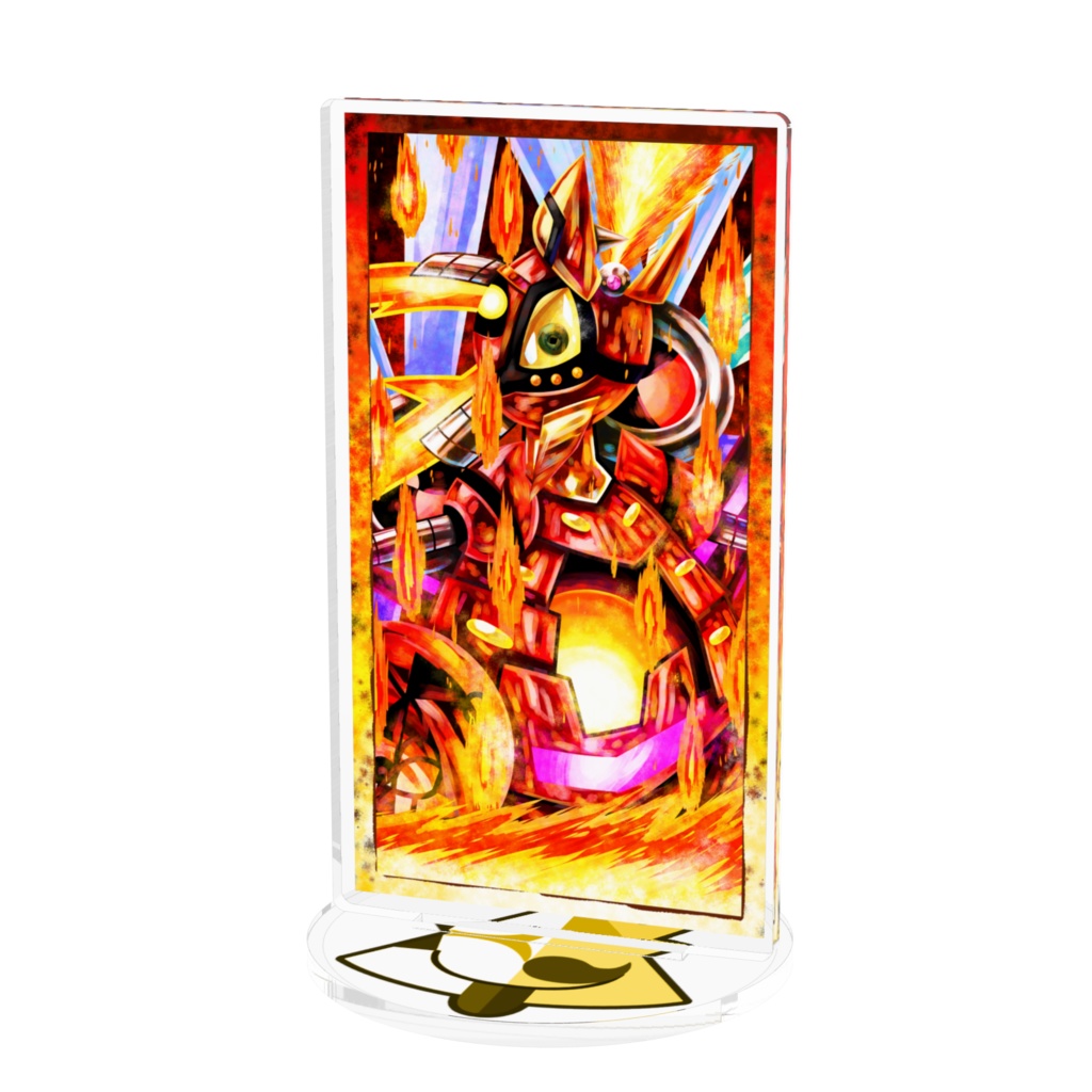 悪夢魔軍団メンバーカードアクリルフィギュア『臥竜のNovaIgnis』100㎜