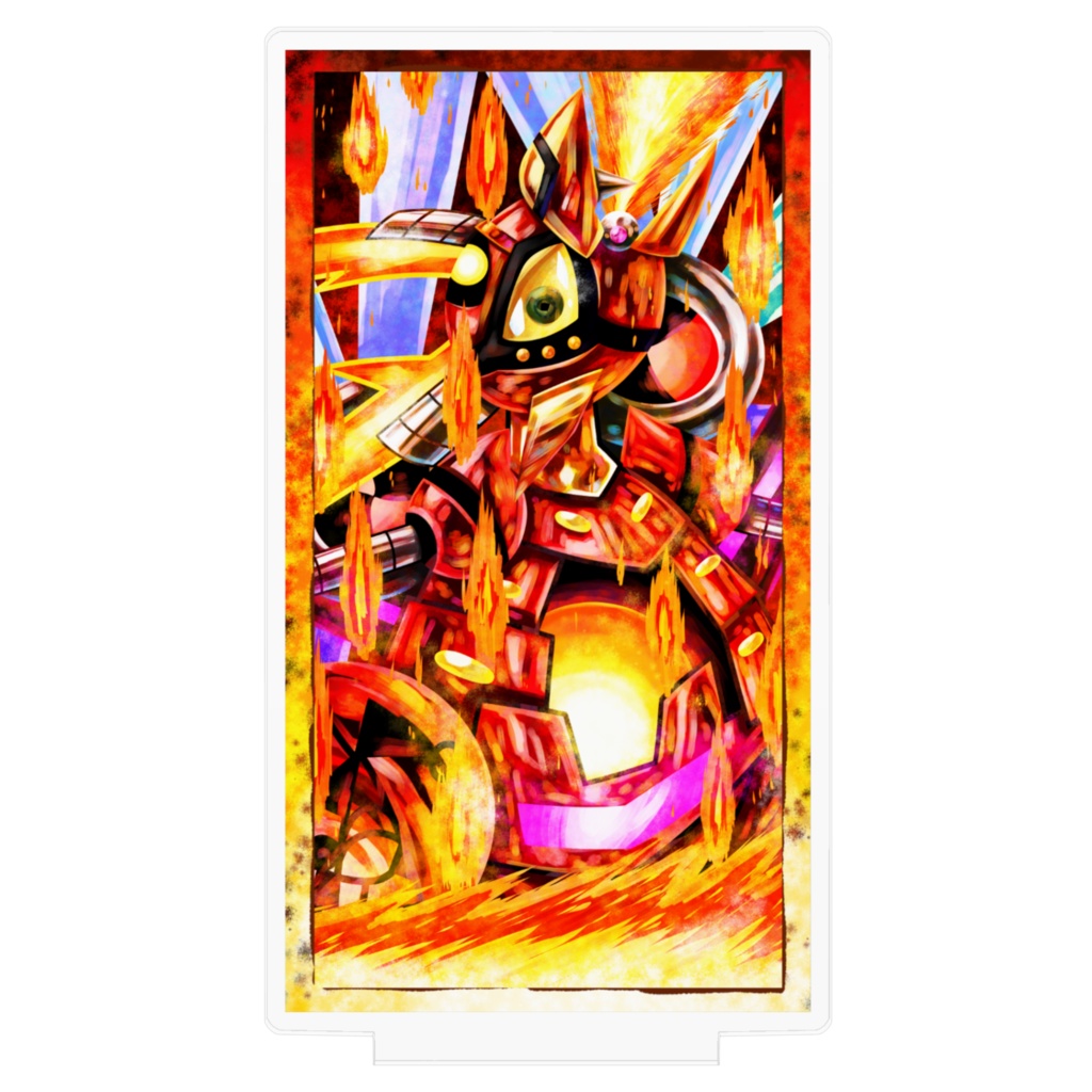 悪夢魔軍団メンバーカードアクリルフィギュア『臥竜のNovaIgnis』100㎜