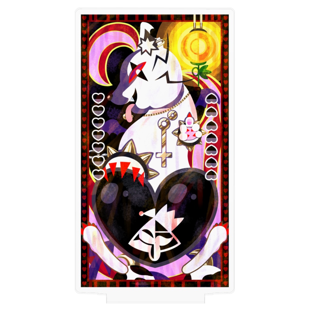 悪夢魔軍団メンバーカードアクリルフィギュア『裏腹のブラハ』100㎜