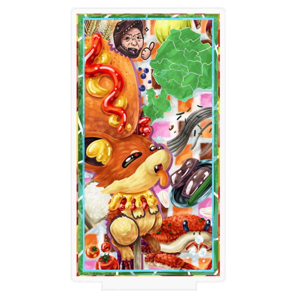 悪夢魔軍団メンバーカードアクリルフィギュア『滋味のカリチワ』100㎜