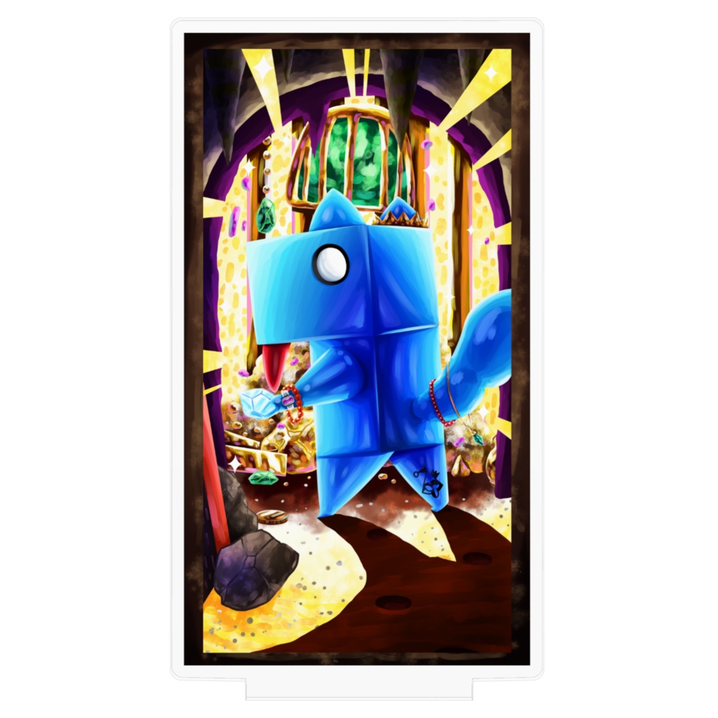 悪夢魔軍団メンバーカードアクリルフィギュア『収集のハコボルト』100㎜