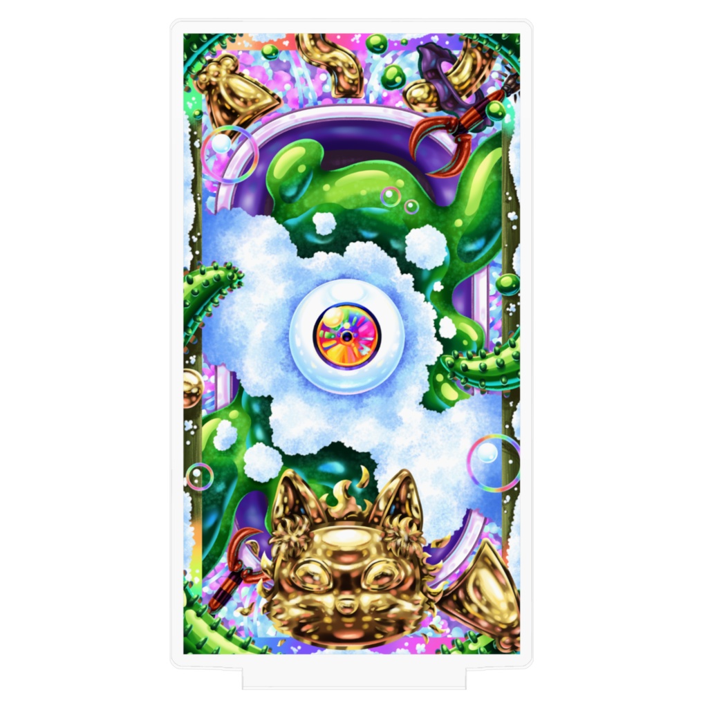 悪夢魔軍団メンバーカードアクリルフィギュア『執心の葉篭はるばる』100㎜