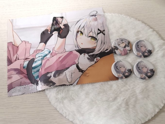 空望くみ花 メイド衣装✿缶バッジ3サイズ/本人アイコン使用