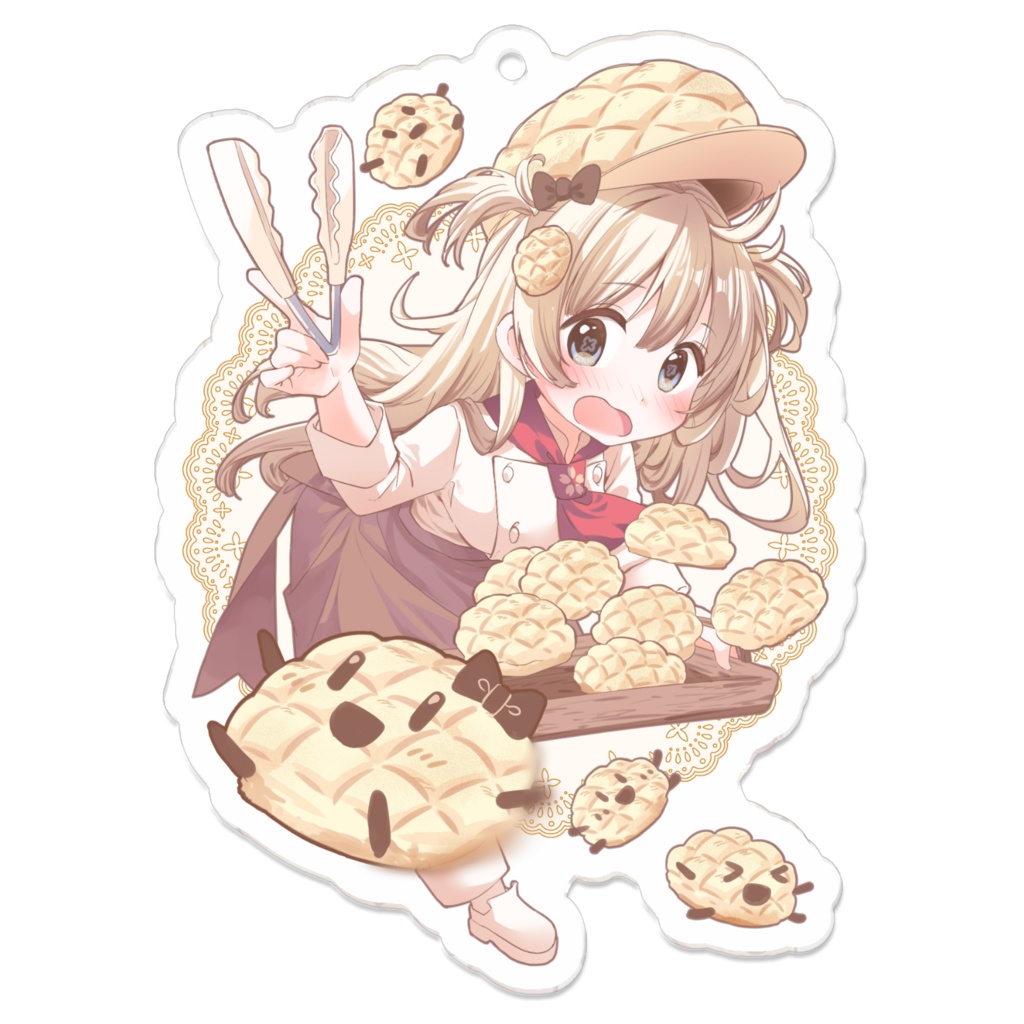 アクリルキーホルダー - めろんぱん