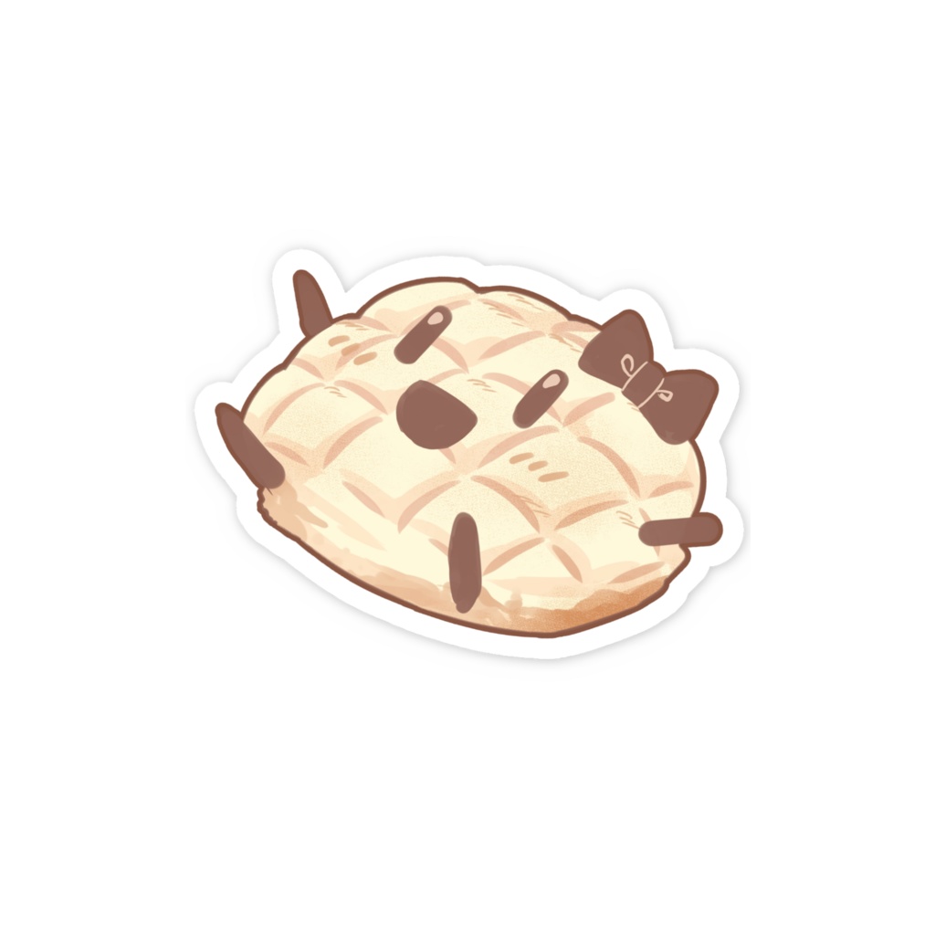 ステッカー - 逃げ出したメロンパンちゃんver