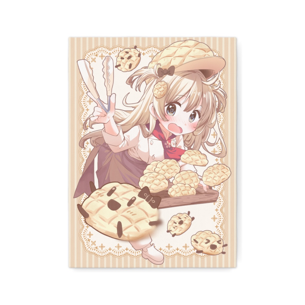 キャンバスプリント（F4号）　-　めろんぱん