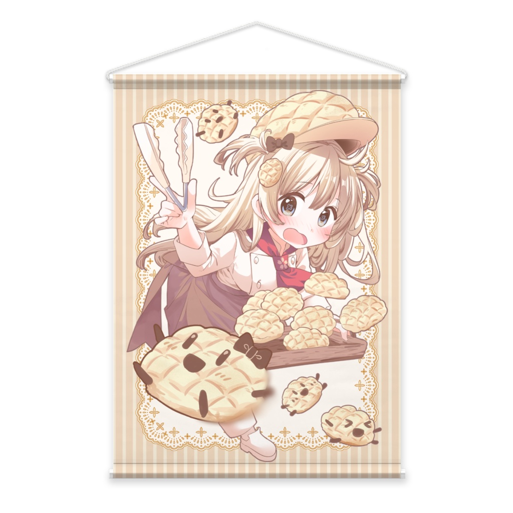 タペストリー（B2サイズ）　-　めろんぱん