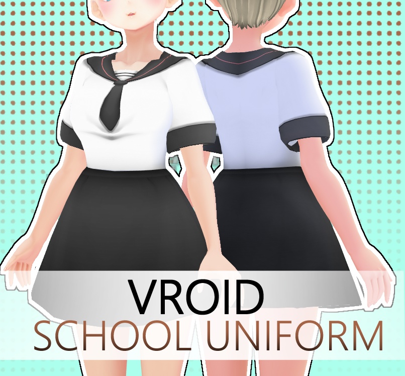 【VRoid】School Uniform -- Black