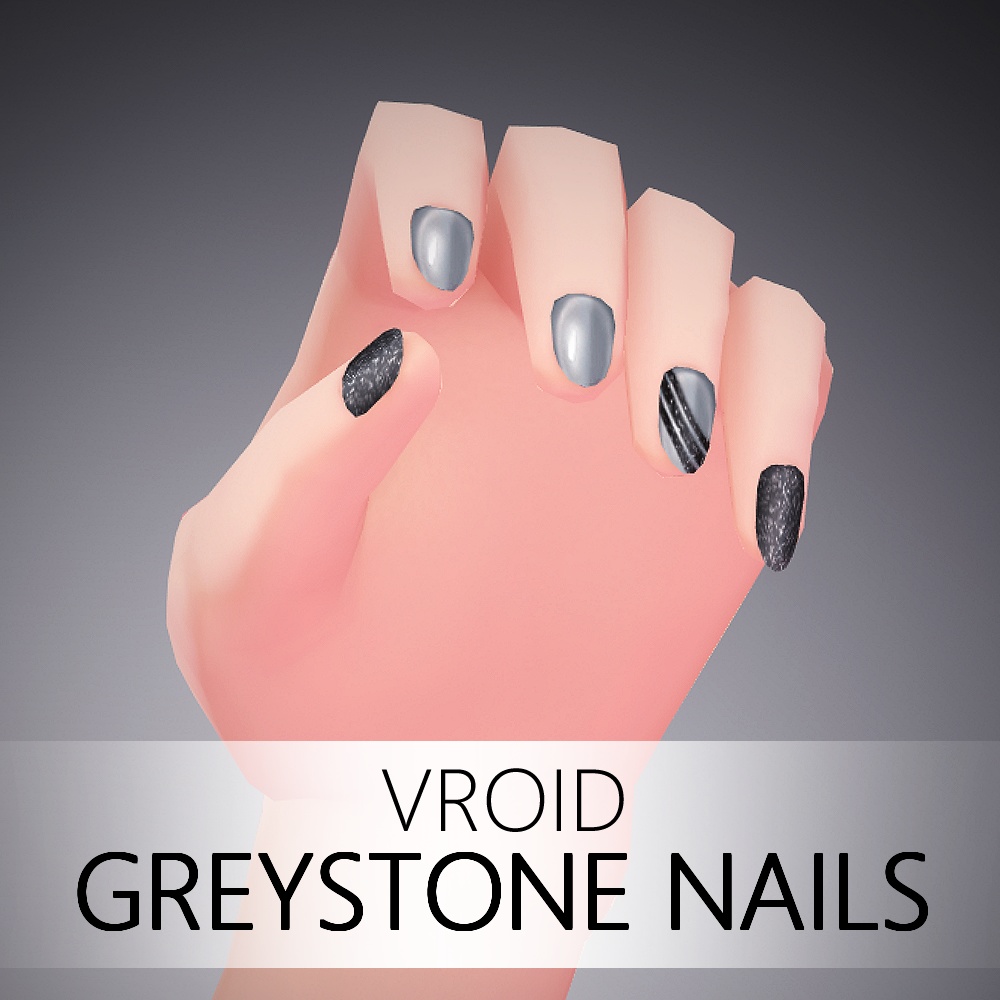 【VRoid】Nail Art -- Greystone