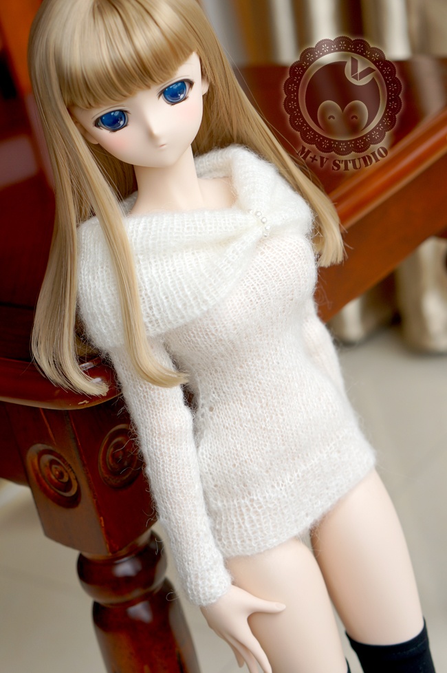 DD,DDS,DDDY,SDGR,SD16ドール衣装　ドルフィードリーム　ニットワンピース