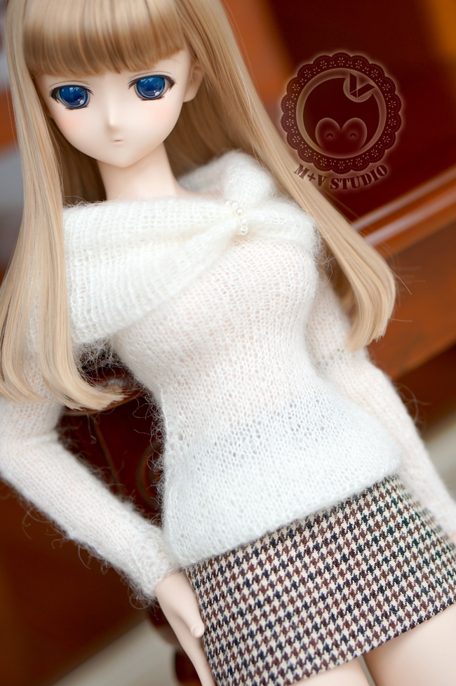 DD,DDS,DDDY,SDGR,SD16ドール衣装　ドルフィードリーム　ニットワンピース