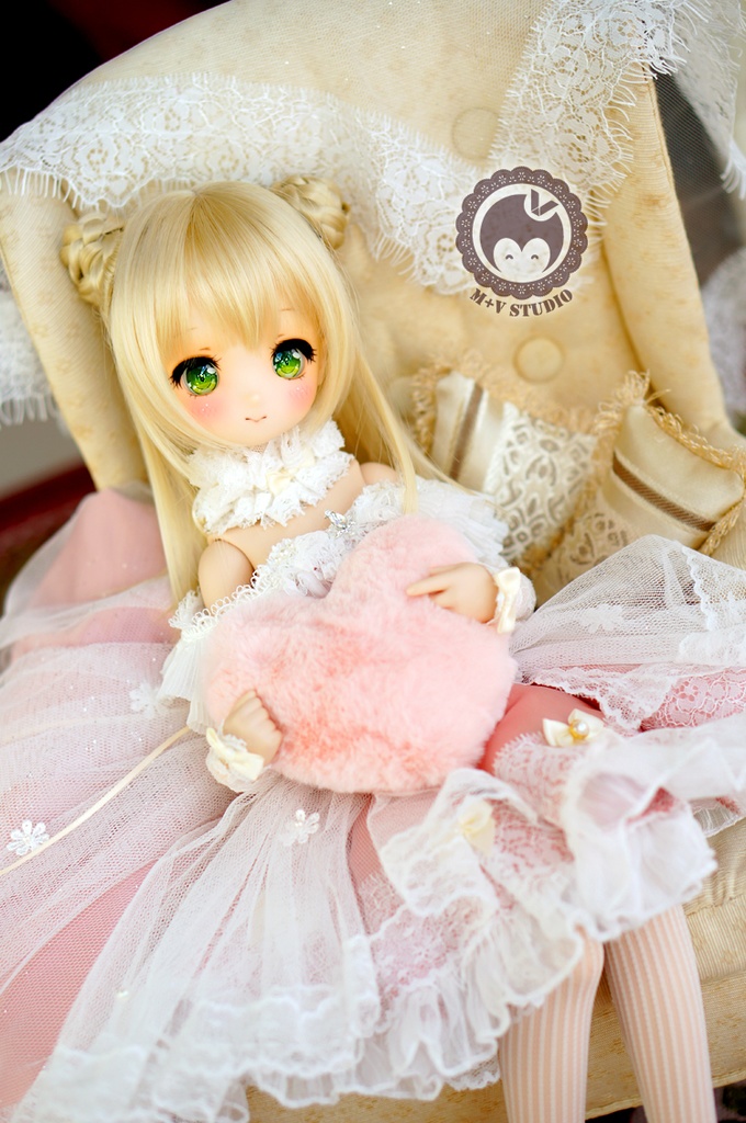 MDD(S/M胸)・ウェディングドレス8点セット★ピンク