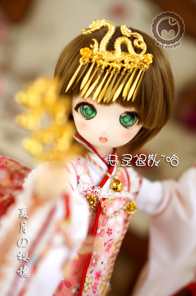 MDD (S/M/L胸)可愛い巫女さん服7点セット