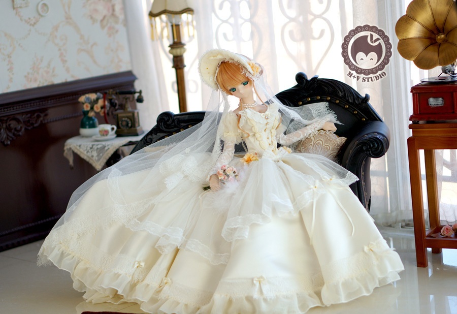 DDS,DD3(L/寄せ胸)、DDdy、SD16/SDGRウェディングドレス8点セット②