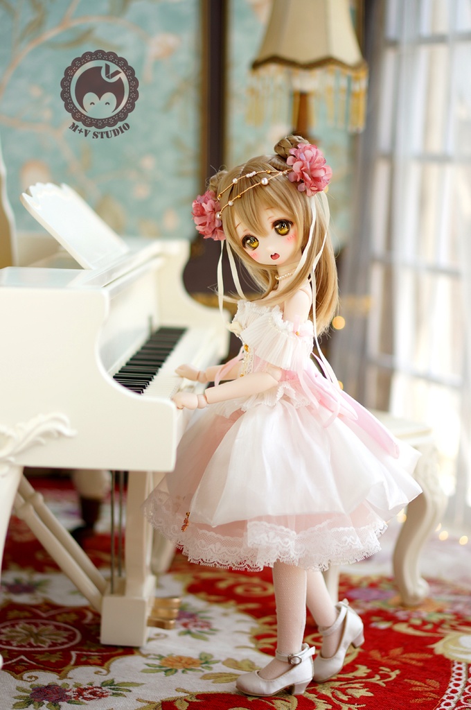 MDD (S/M/L胸)、花の妖精ドレスお洋服7点セット