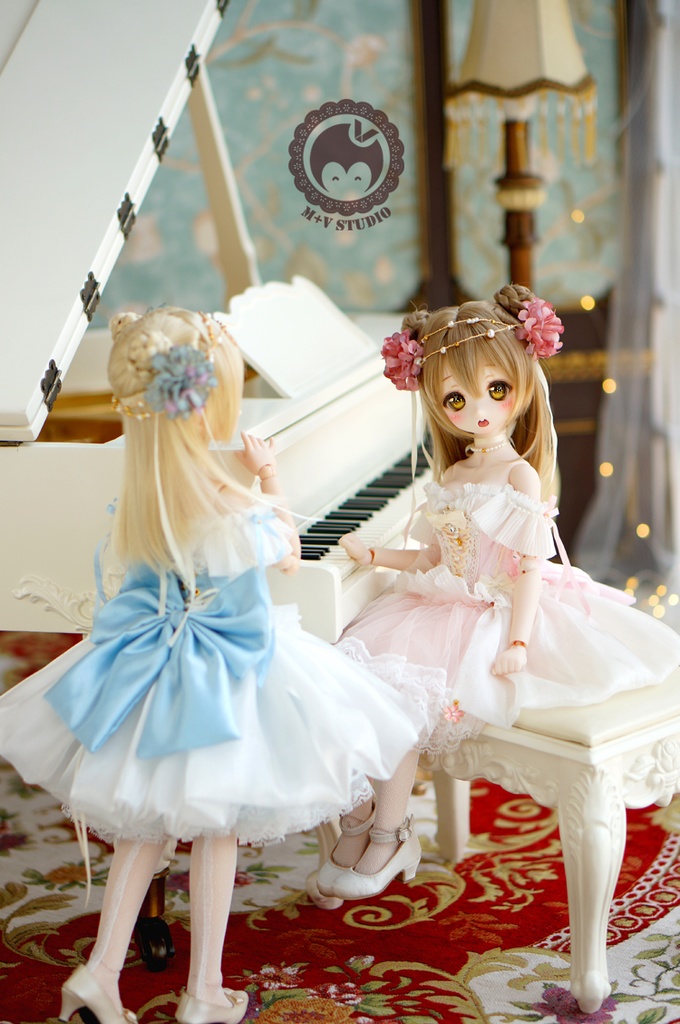 MDD (S/M/L胸)、花の妖精ドレスお洋服7点セット