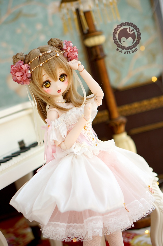 MDD (S/M/L胸)、花の妖精ドレスお洋服7点セット