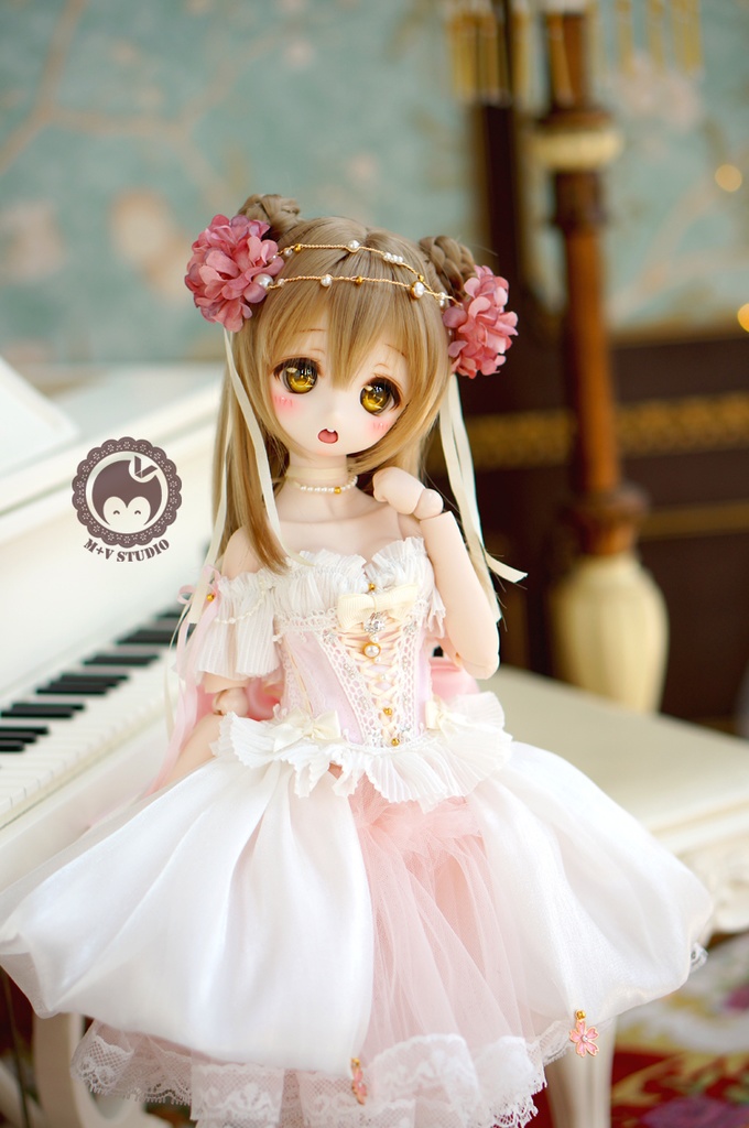 MDD (S/M/L胸)、花の妖精ドレスお洋服7点セット