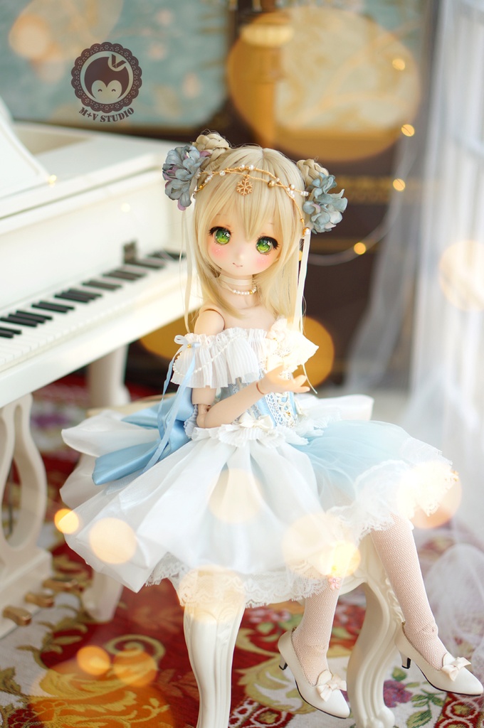 MDD (S/M/L胸)、花の妖精ドレスお洋服7点セット