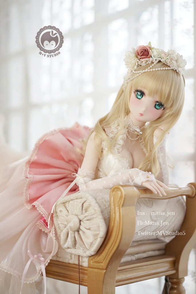 =白茶= DDdy、DD(L/寄せ胸)・ゴージャスレースドレス10点セット