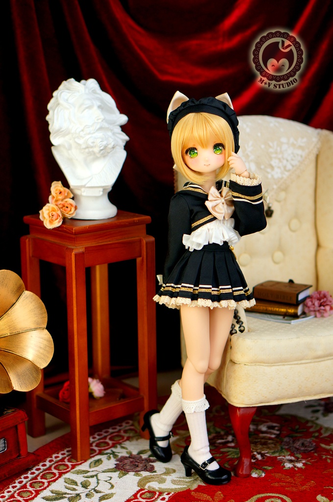 MDD (S/M胸)可愛い魔法学校の制服５点セット