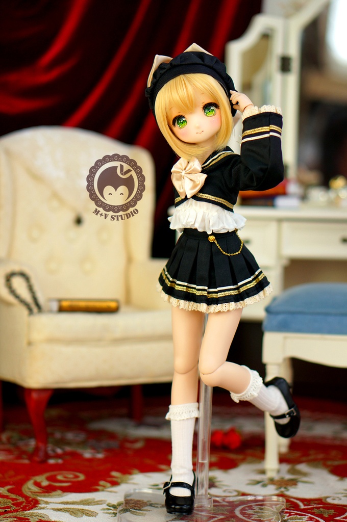 MDD (S/M胸)可愛い魔法学校の制服５点セット