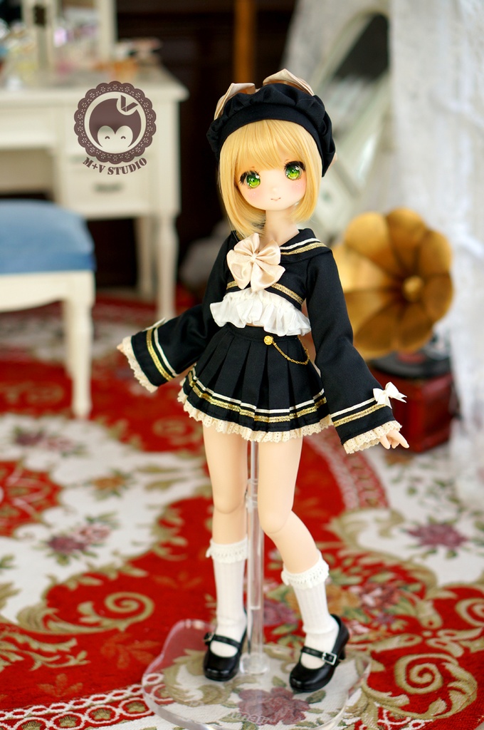 MDD (S/M胸)可愛い魔法学校の制服５点セット