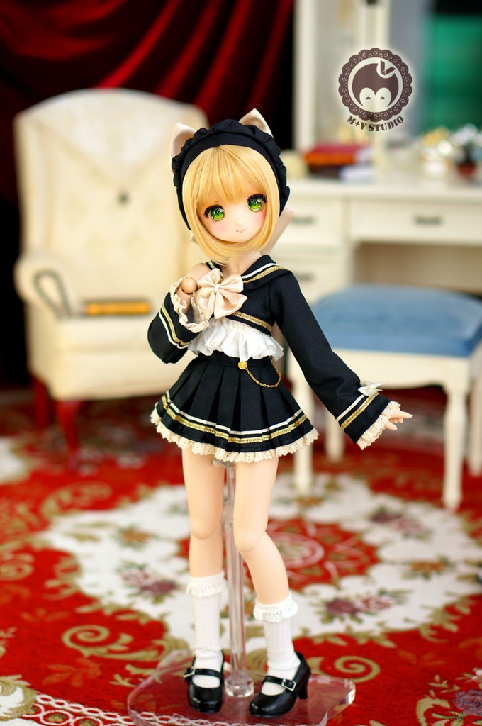 MDD (S/M胸)可愛い魔法学校の制服５点セット