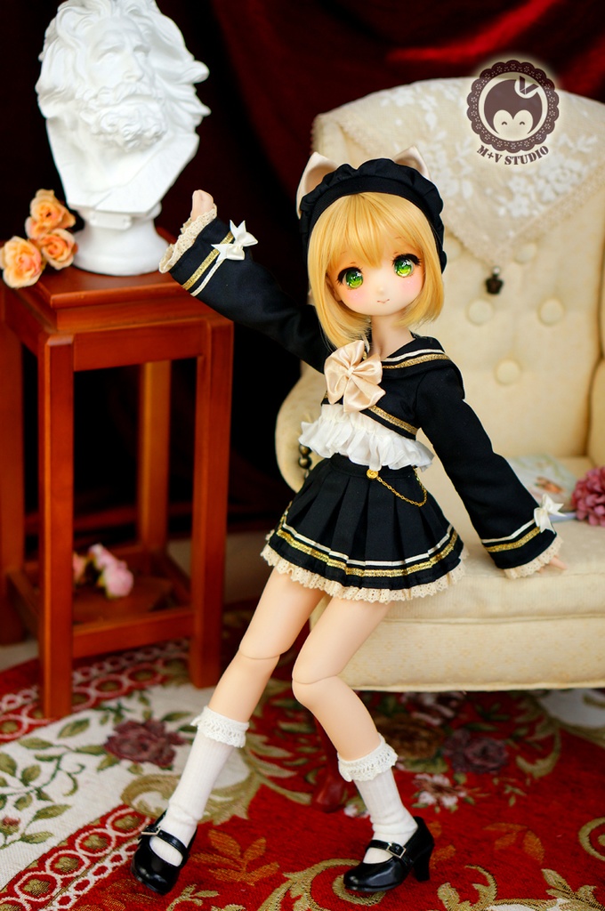 MDD (S/M胸)可愛い魔法学校の制服５点セット
