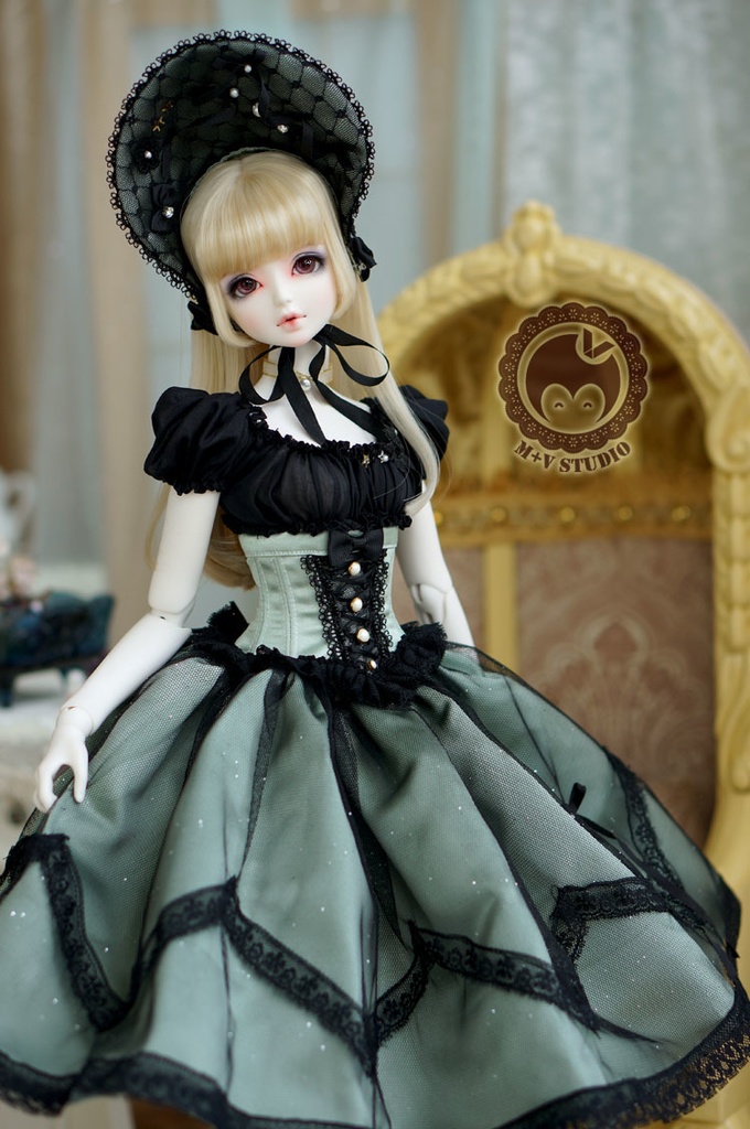 SD16、DD (M/L/L寄せ胸)、ビスチェドレスお洋服7点セット