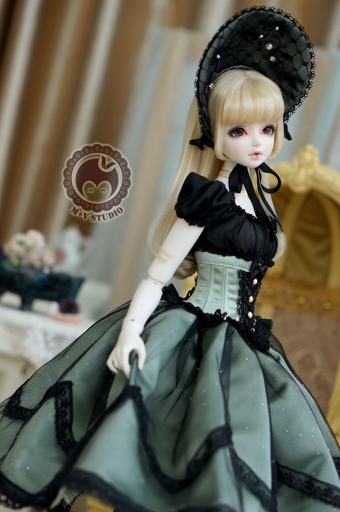 SD16、DD (M/L/L寄せ胸)、ビスチェドレスお洋服7点セット