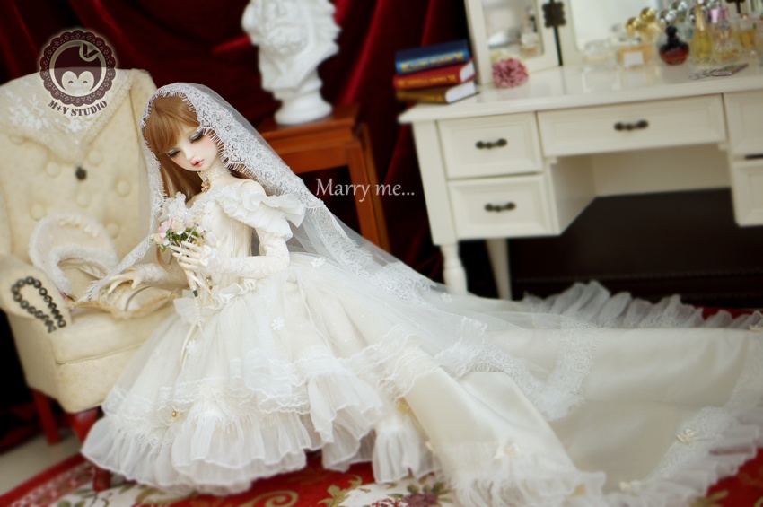 SD少女、SD16、SDGR、ウェディングドレス8点セット