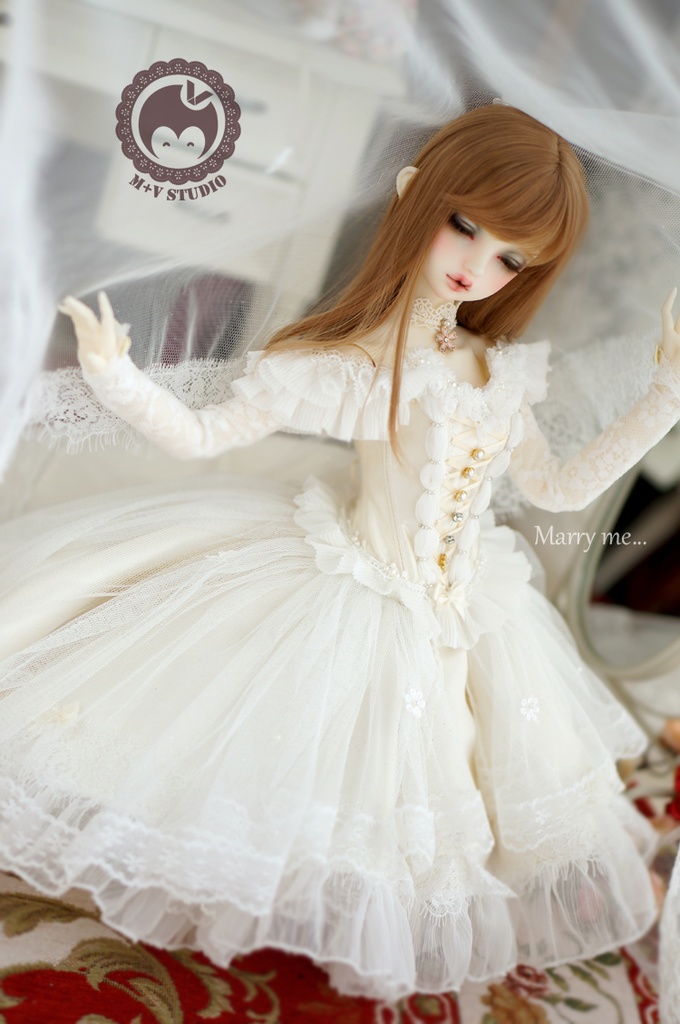 SD少女、SD16、SDGR、ウェディングドレス8点セット