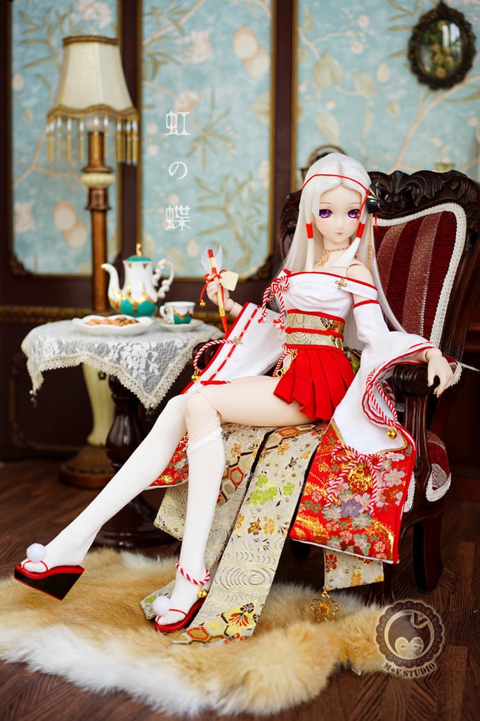 DDS(L/寄せ胸)、DD (L/寄せ胸)、和風ゴージャス巫女服10点セット