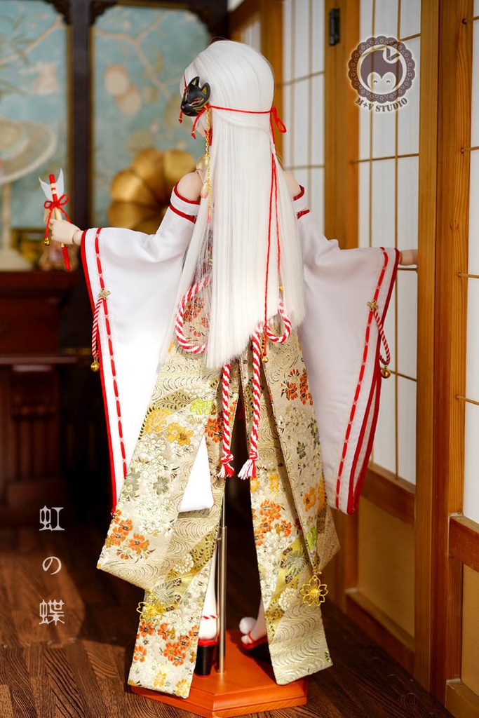 DDS(L/寄せ胸)、DD (L/寄せ胸)、和風ゴージャス巫女服10点セット