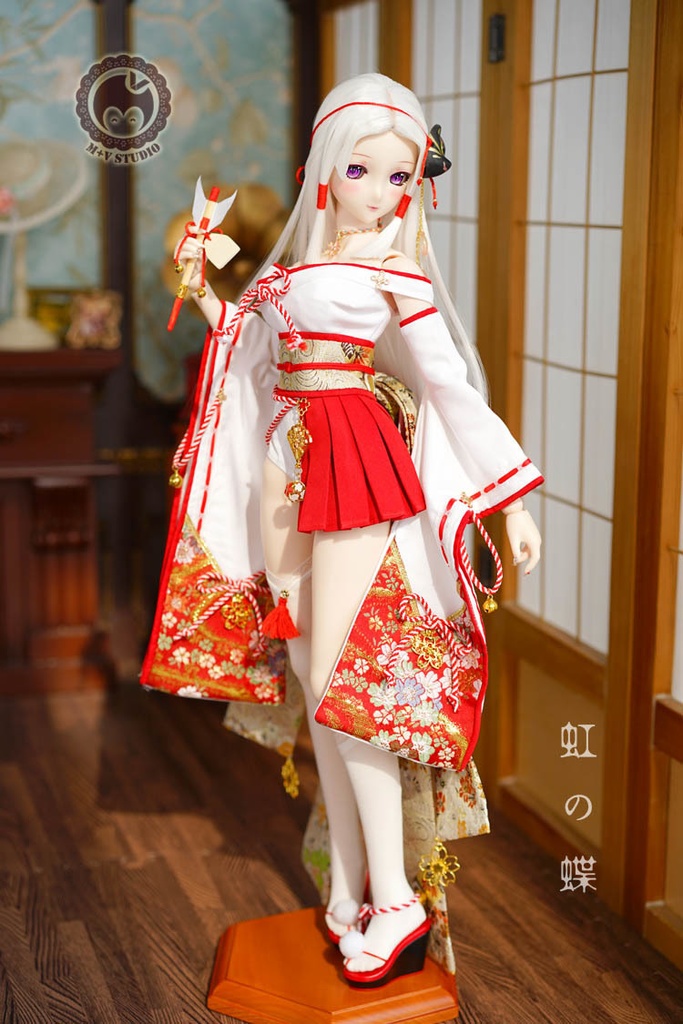 DDS(L/寄せ胸)、DD (L/寄せ胸)、和風ゴージャス巫女服10点セット