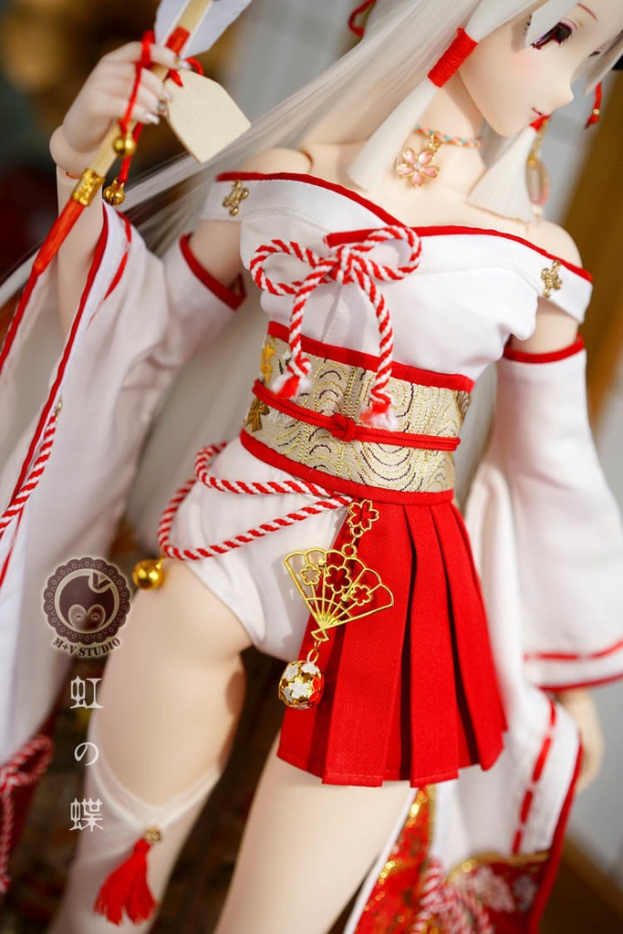 DDS(L/寄せ胸)、DD (L/寄せ胸)、和風ゴージャス巫女服10点セット